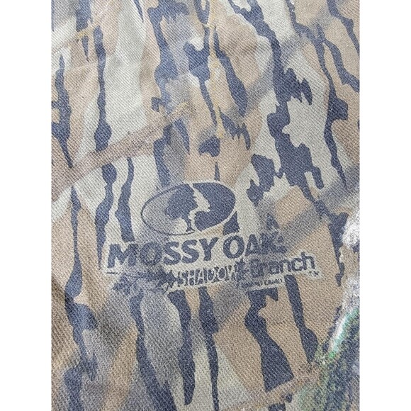Mossy Oak Pants Mens XL Camo Shadow Branch Hunting Cotton Elastic Waist Drawcord - Picture 6 of 14